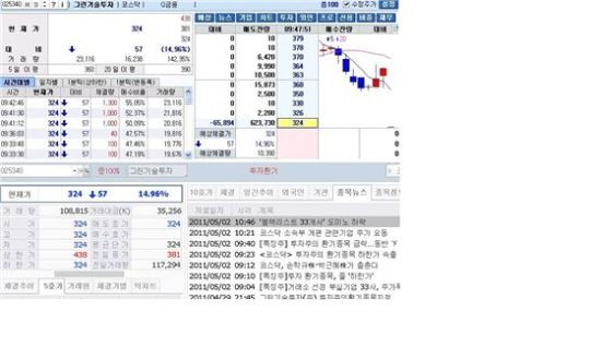 증권사 모바일 트레이딩 앱 화면