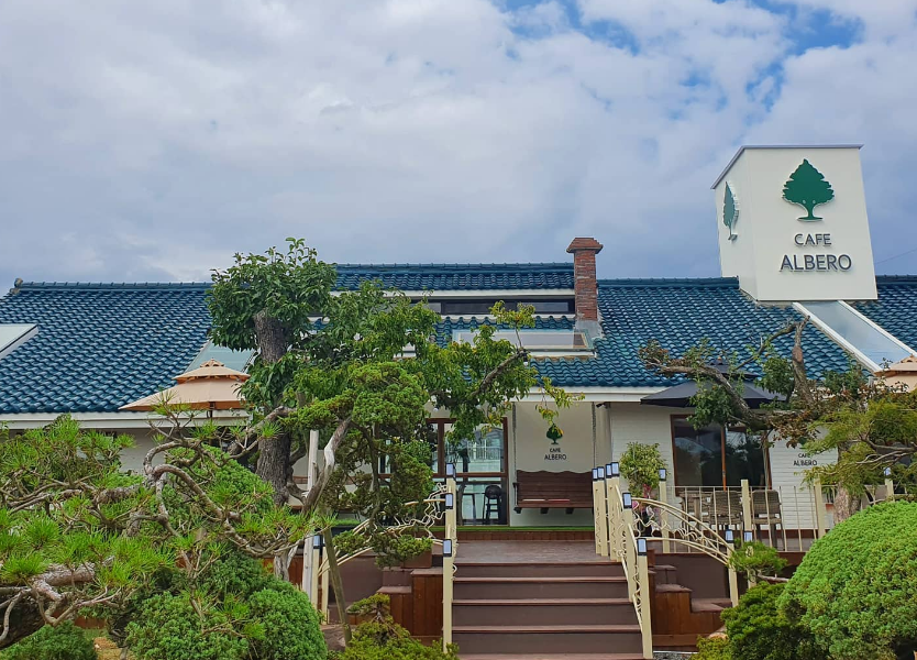 김해카페추천 숲속의 정원이 있는 알베로