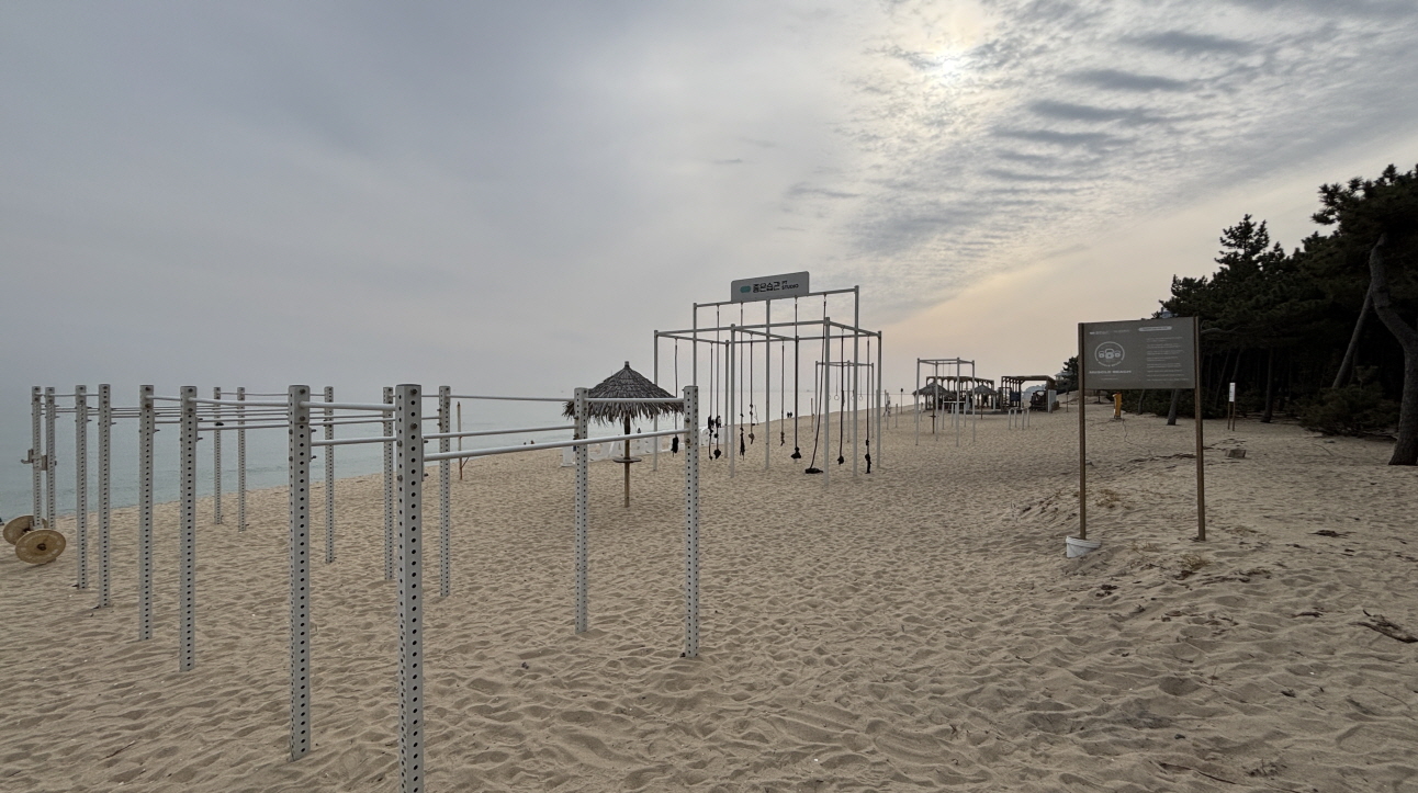 강문해변 머슬비치