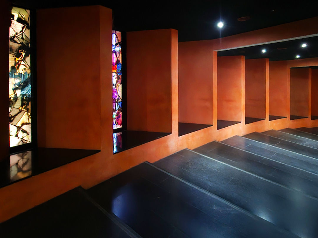 프랑스 에브리 부활 대성당 (Cath&eacute;drale de la R&eacute;surrection d&amp;#39;&Eacute;vry) 마리오보타 건축 성당 김인중 신부 스테인드 글라스