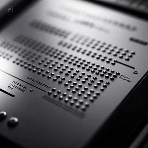 점자 자막 서비스의 향후 발전 방향