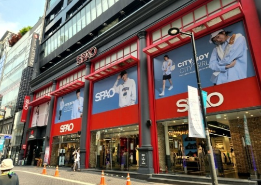 SPA 브랜드 TOP 5 (국내 매출기준)