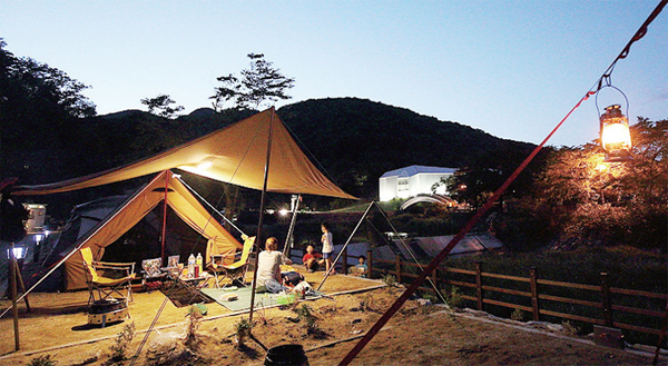 양주 장흥면 미술관옆 캠핑장 소개