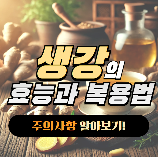 생강의 효능과 복용법