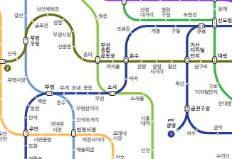서울 지하철 노선도 크게보기 사진