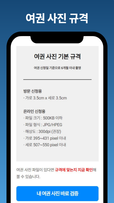 여권 발급 신청 방법, 여권 온라인 재발급 신청, 여권 사진 규격