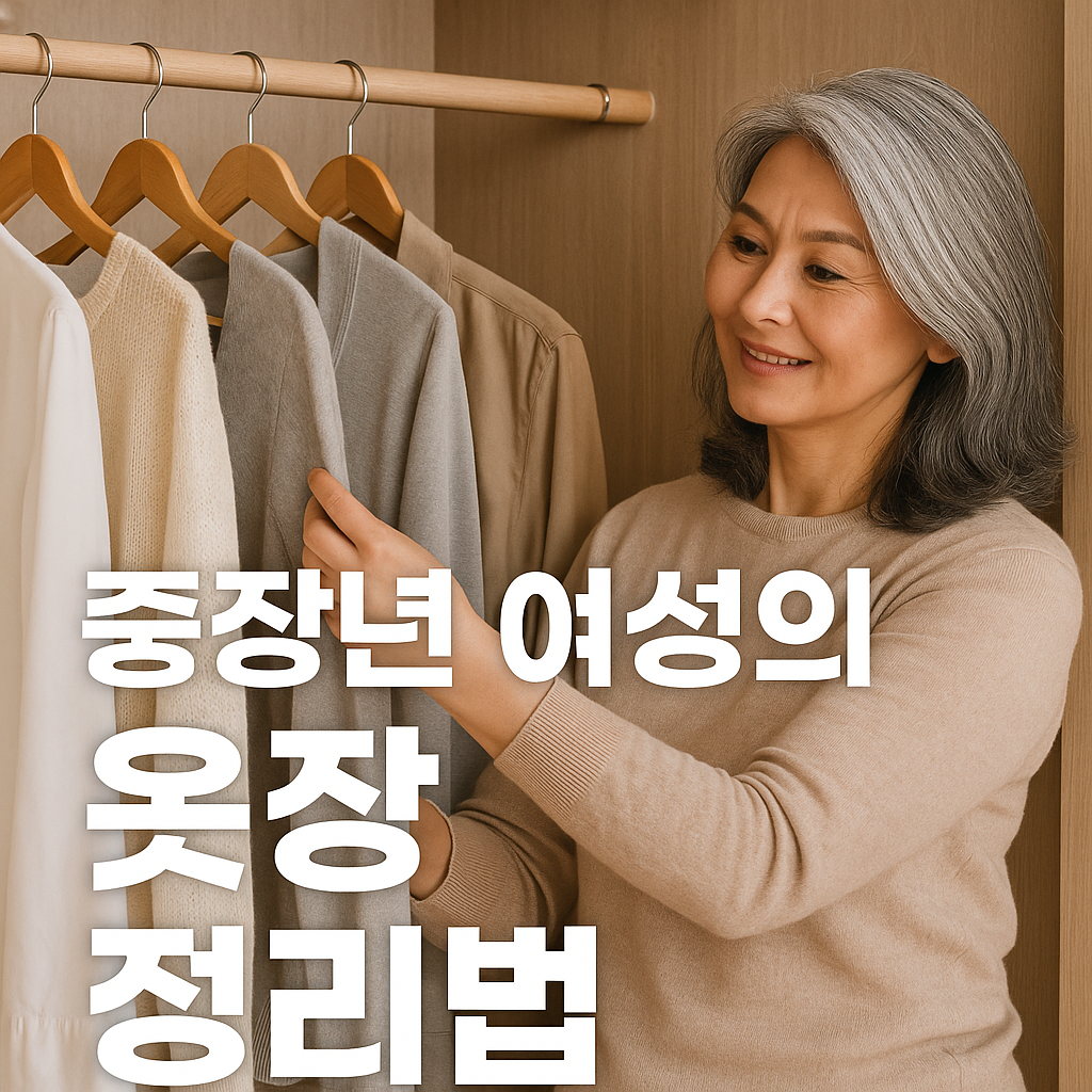 중장년 여성의 옷장 정리법