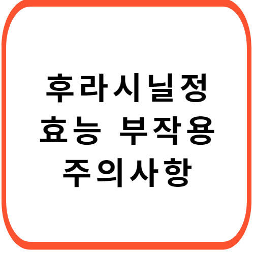 후라시닐정-부작용-주의사항-썸네일