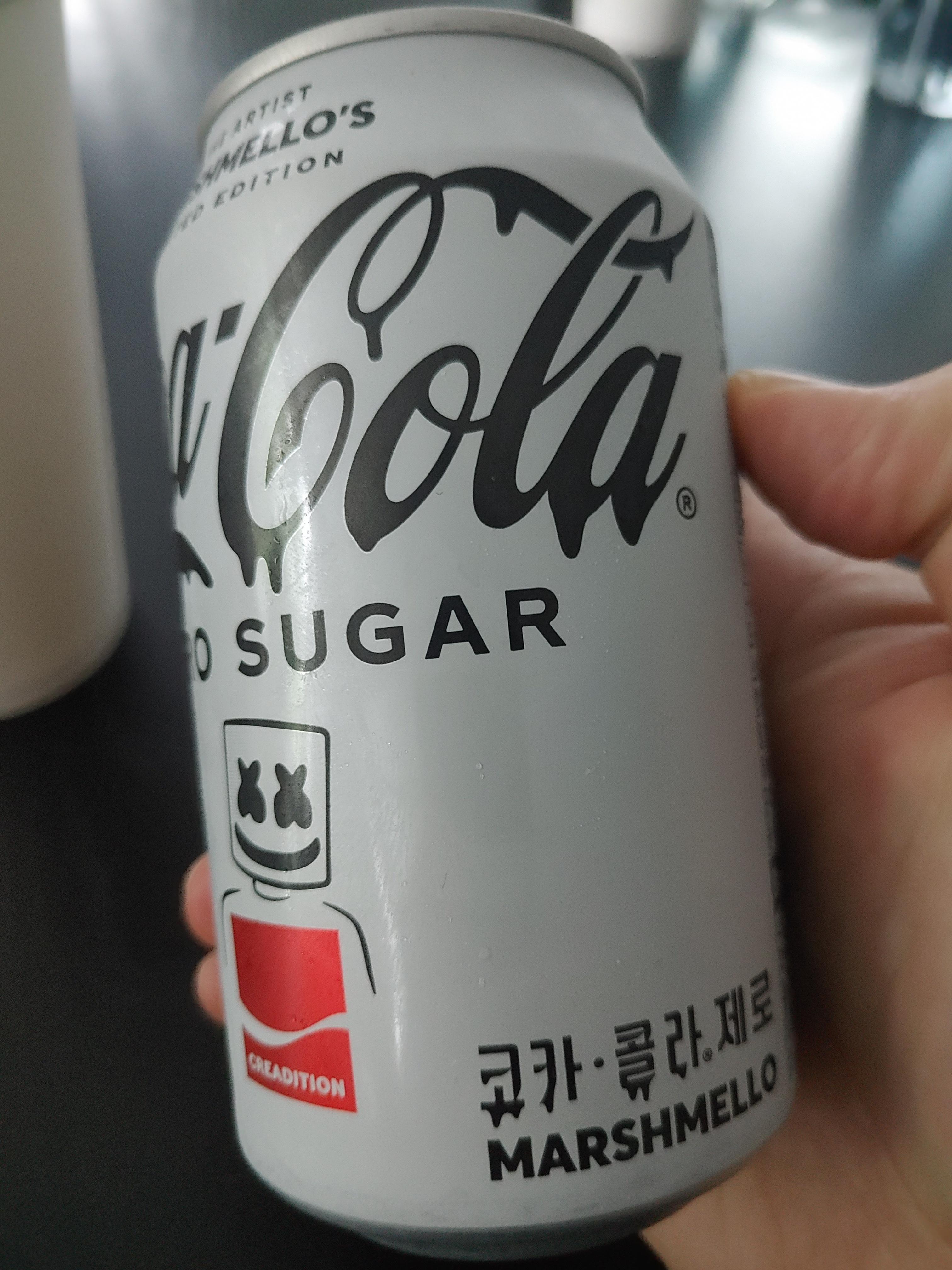 코카콜라 제로슈가 마시멜로