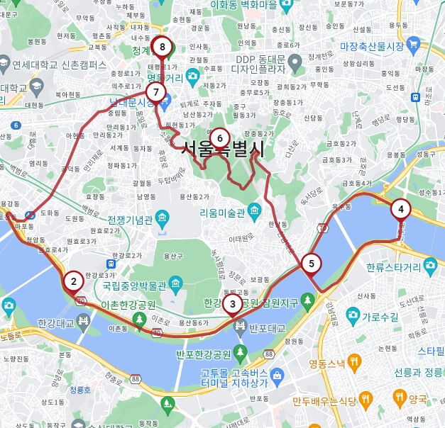 서울시티투어버스-야경코스