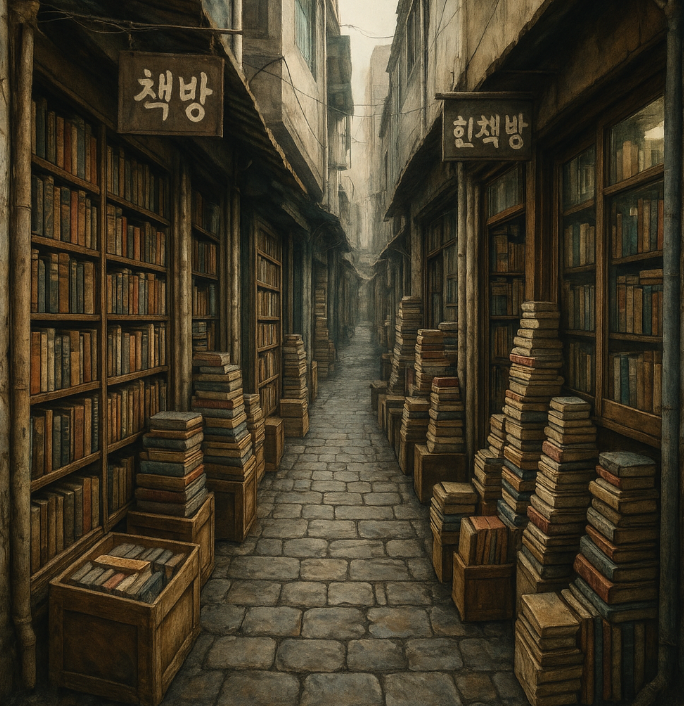 부산 이색휴가지 보수동 책방골목길 모습