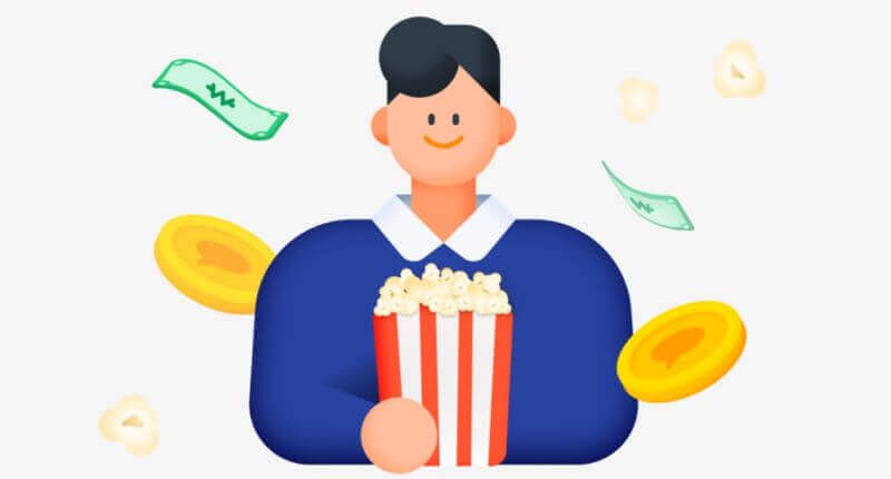 영화보기 일러스트 이미지 &lt; 출처-카카오페이 &gt;