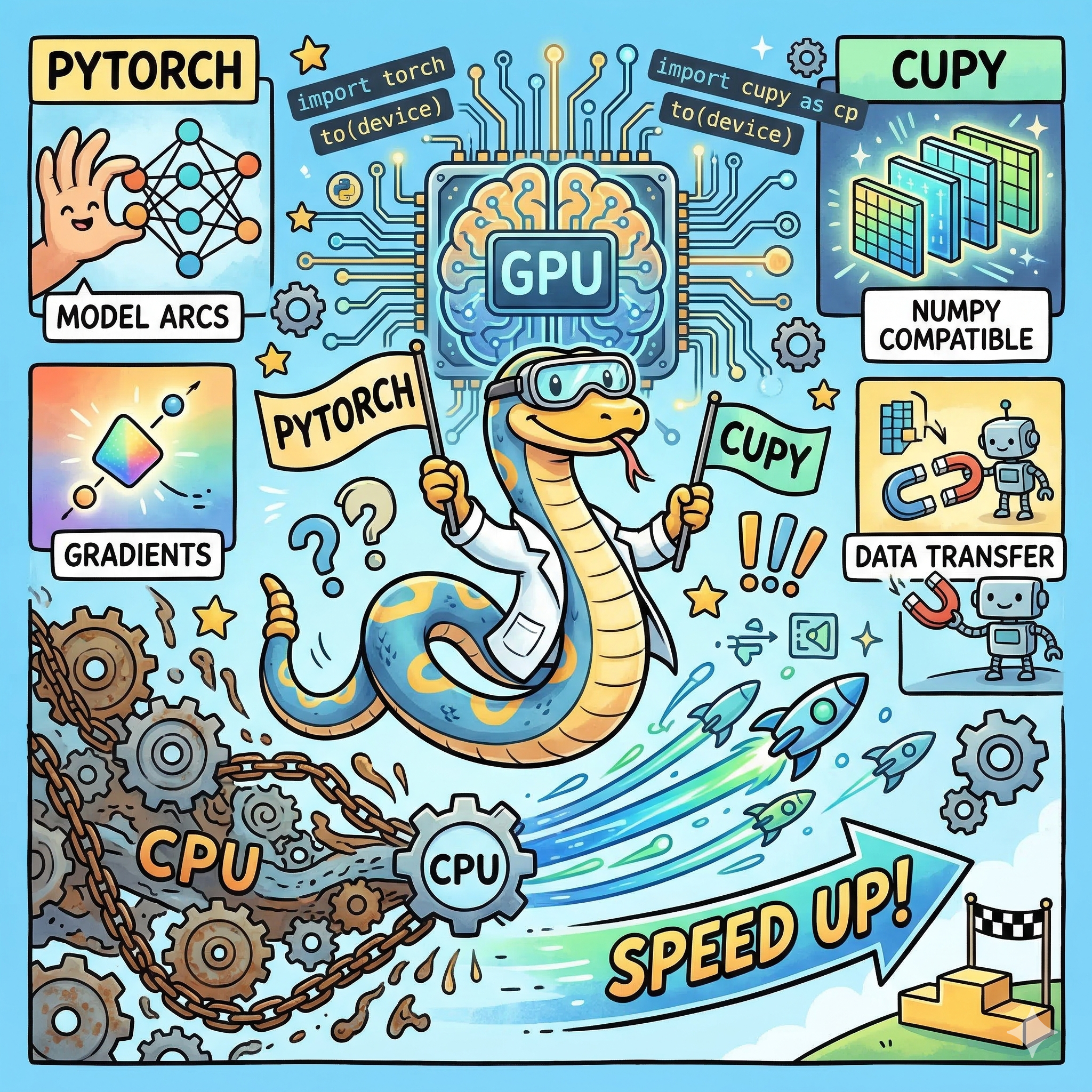 PyTorch 및 CuPy 활용