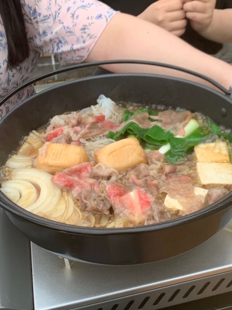 물을 넣고 끓는 모습