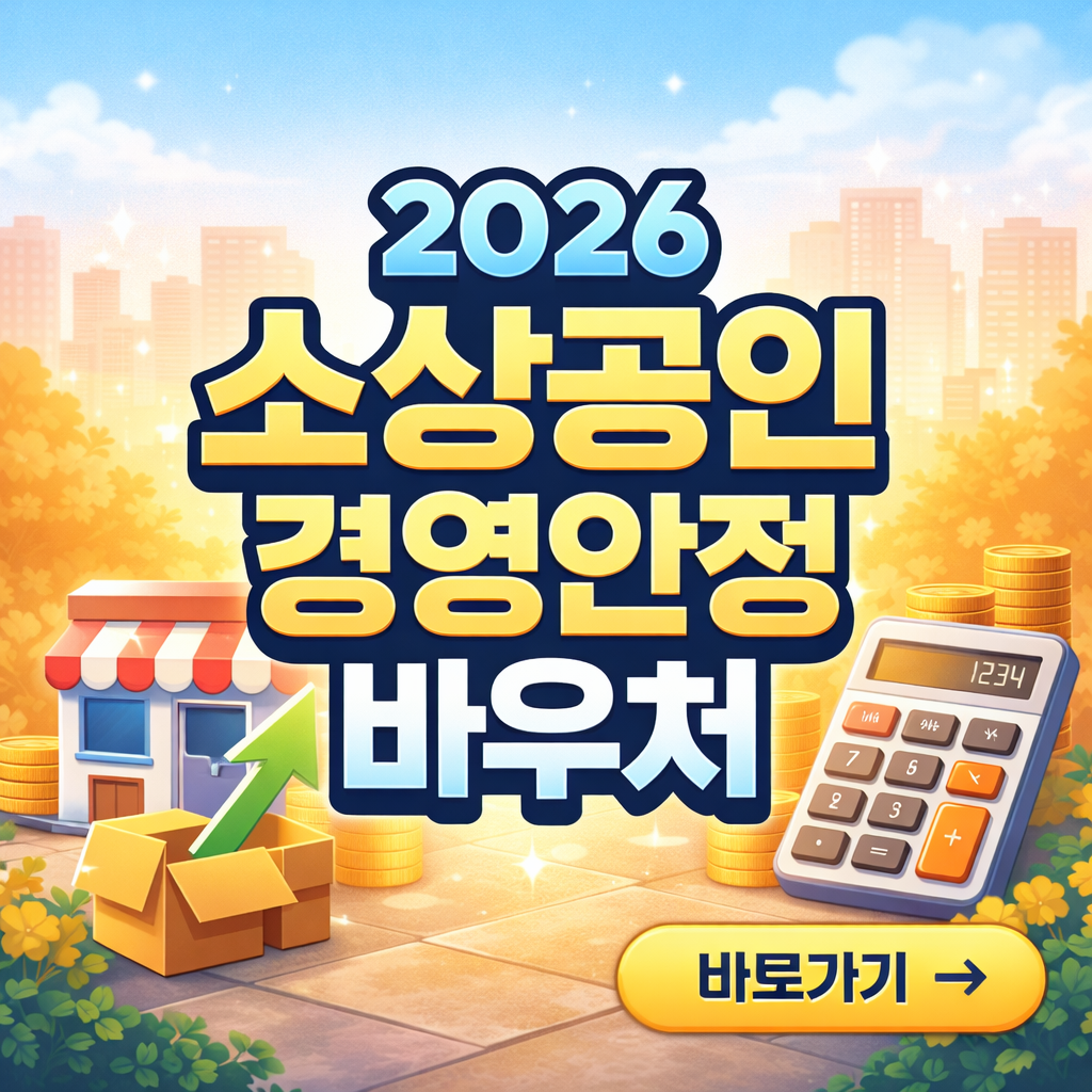 2026년 소상공인 경영안정바우처 사용가능항목 확인