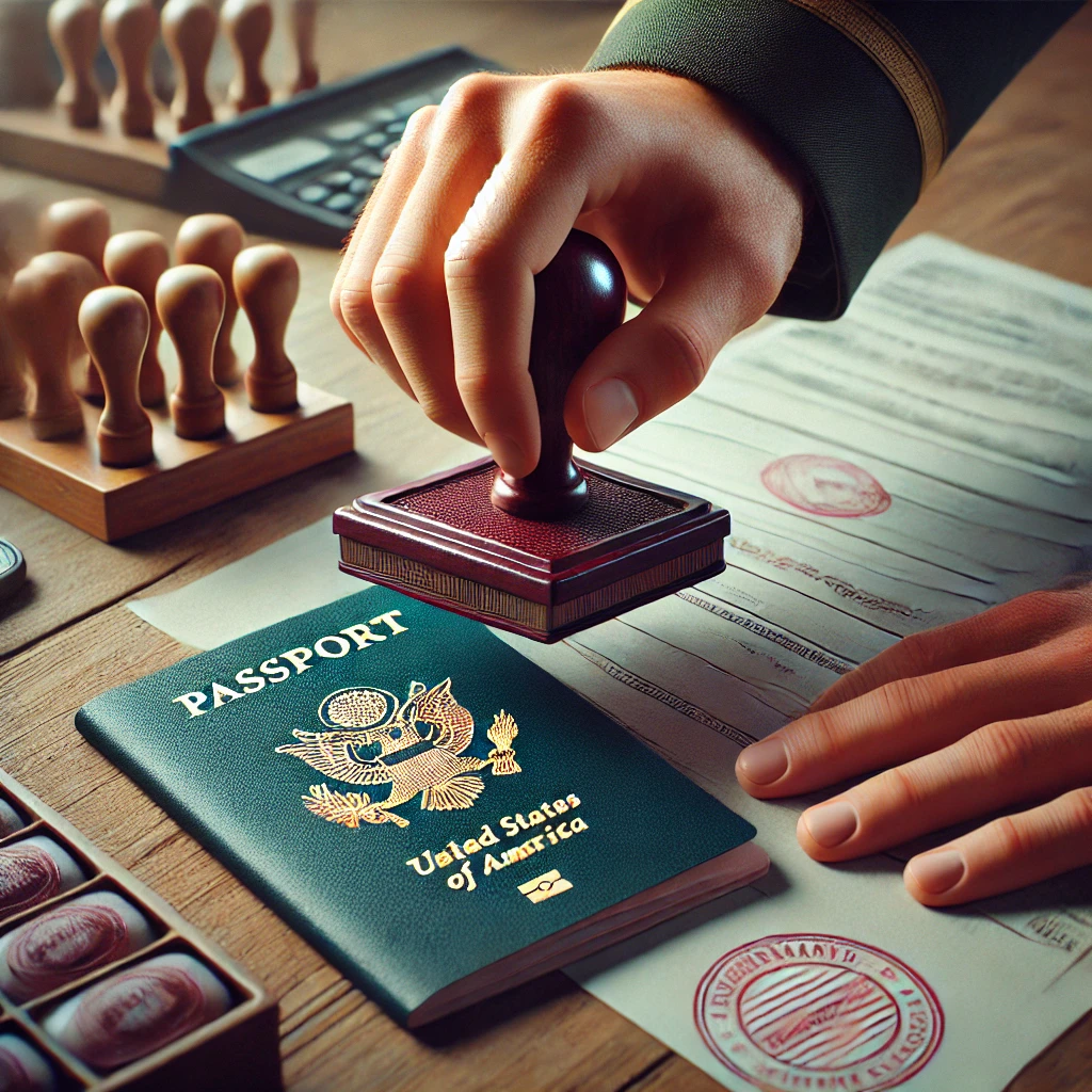 군인 여권 발급 방법 관련 그림