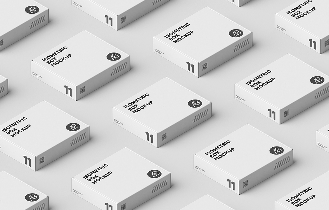 Box Grid Mockup(박스 그리드 목업)