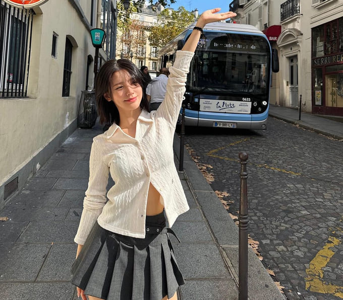 여자아이들 미연 사복