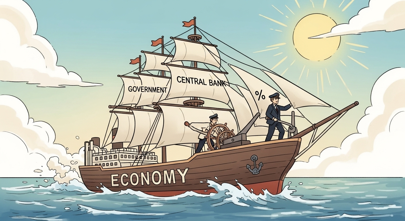 재정정책과 통화정책, 정부와 중앙은행의 경기 조절 방법