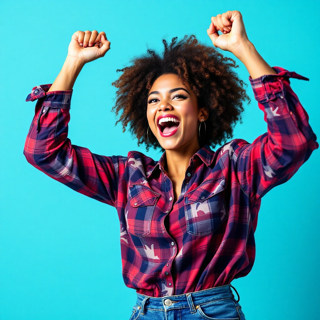 자신감 넘치는 여성