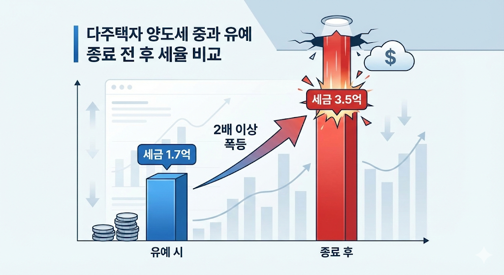 다주택 양도세 중과 유예 종료ㅣ2026년 세금 폭탄 피하는 필승 전략