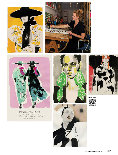 세실리아 칼스테트의 모습과 그녀의 작품들