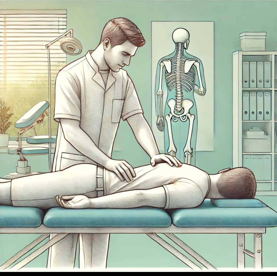 도수치료하고있는 그림