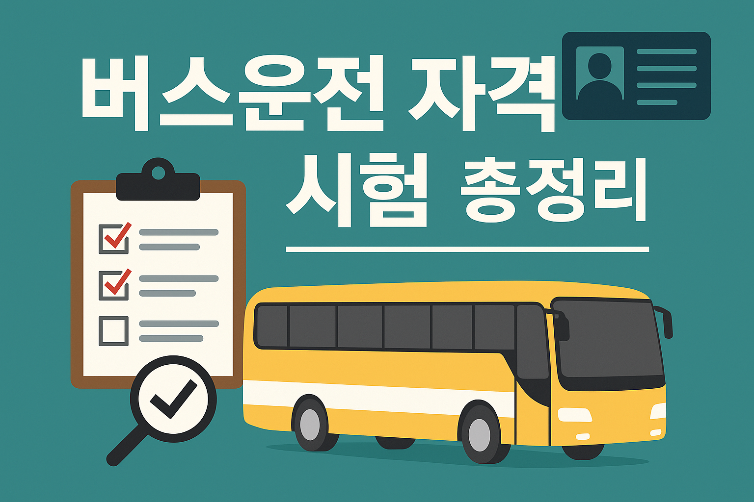 버스운전 자격시험 인터넷 접수