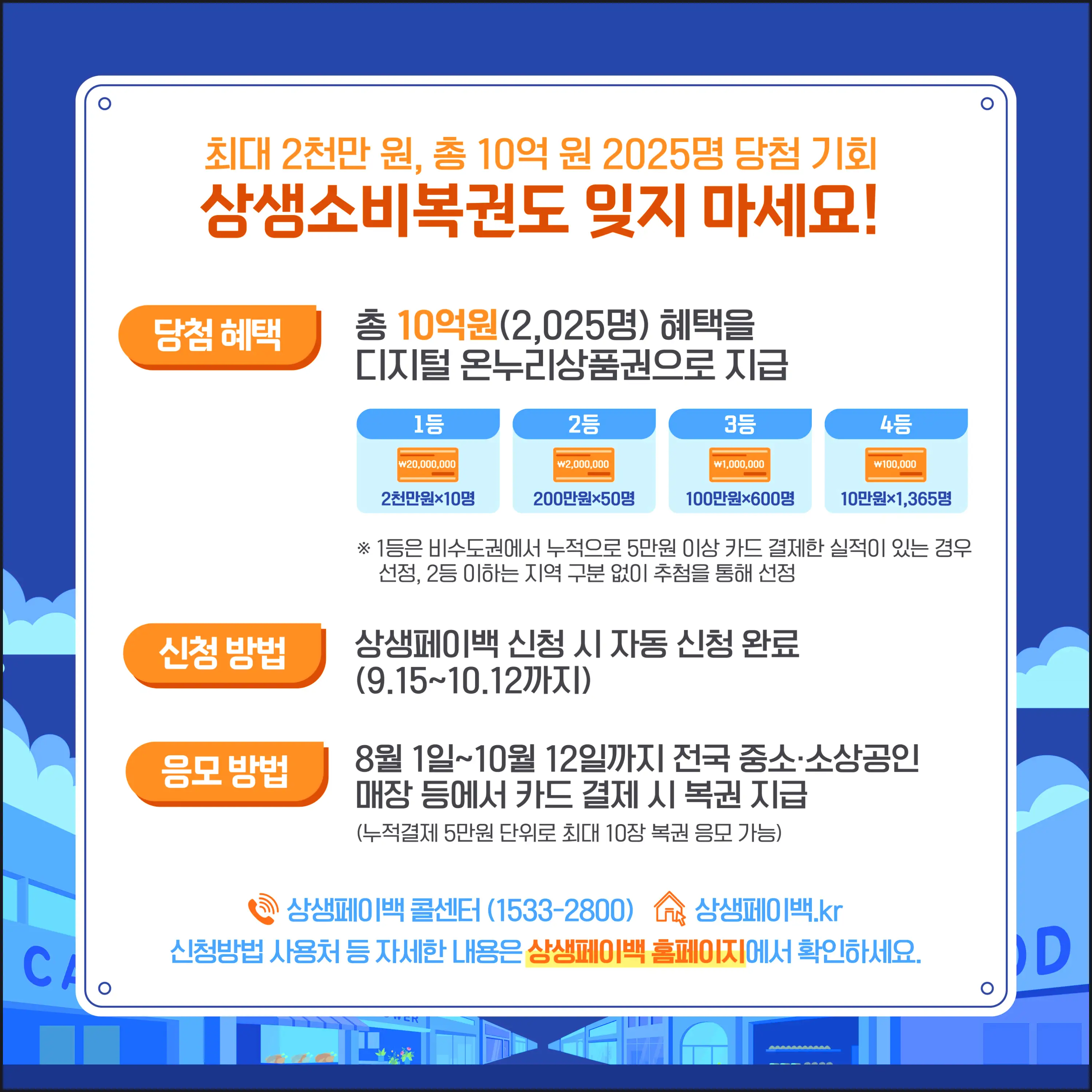 지급 일정 및 주의사항