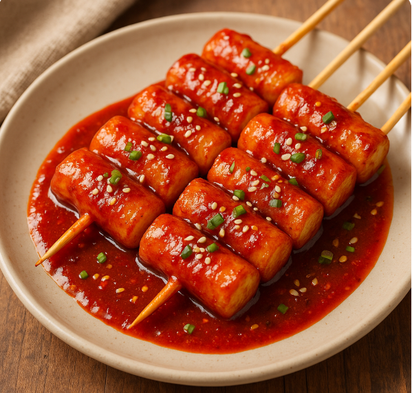 떡꼬치 음식 사진