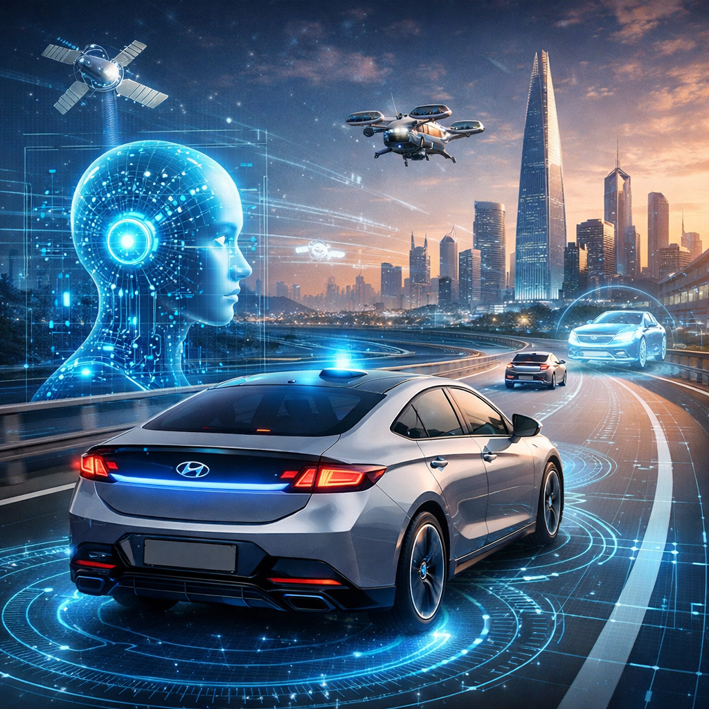 현대차, 2028년 AI 자율주행차 첫 양산…한국형 AI 자동차 개발 돌입 관련 사진