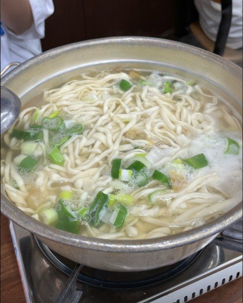 민속촌칼국수 메뉴