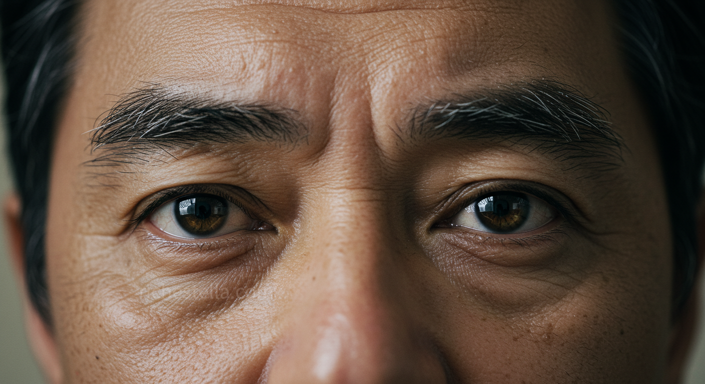 얼굴에 흰털 관상