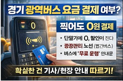 경기 광역버스 무료 운행 기준 총정리|서울 시내버스 파업 비상대책(노선·시간·태그 방법)