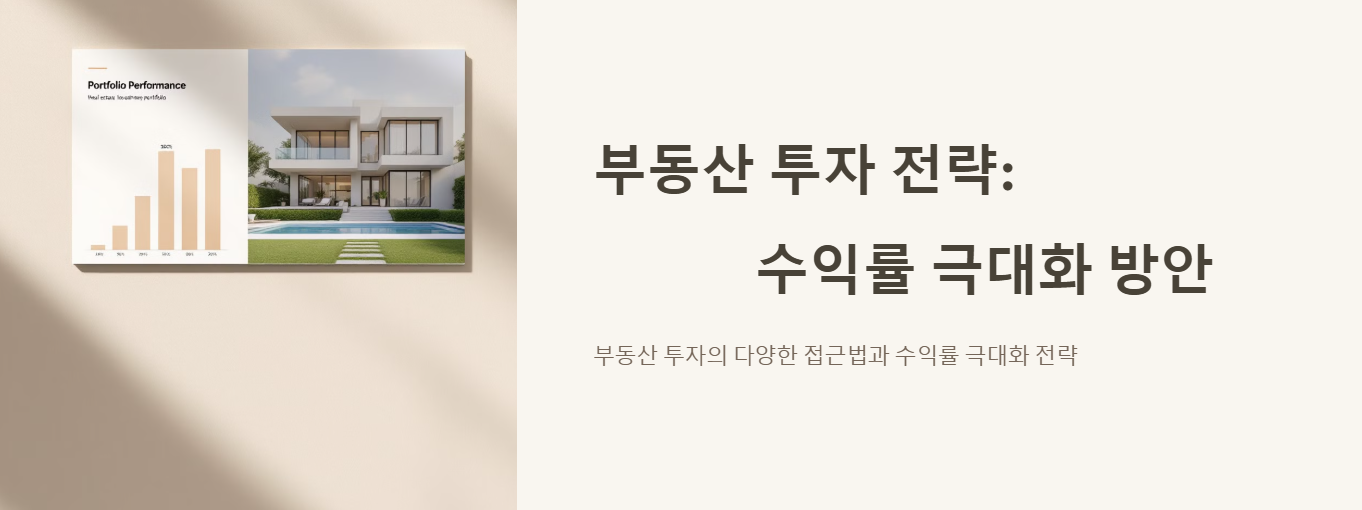 부동산 매매, 임대 수익률 비교 정리