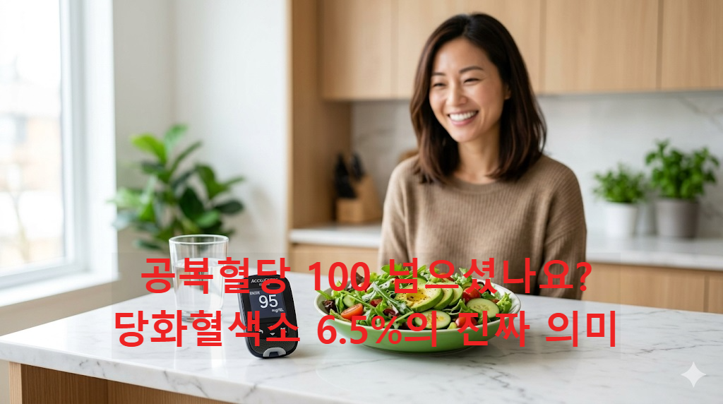 2026 공복혈당 정상 수치 및 당화혈색소 6.5 의미와 당뇨 판정 기준 안내 이미지