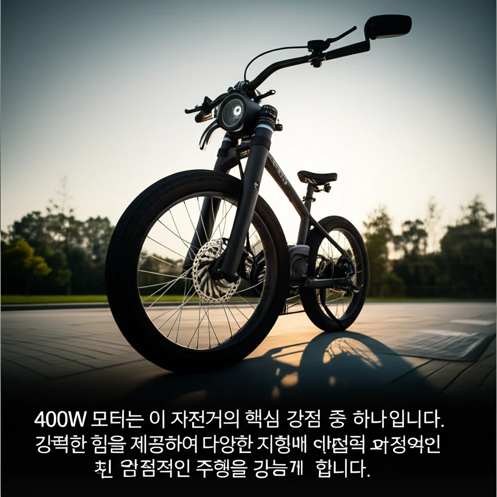 언덕길 정복! 400W 접이식 전기 