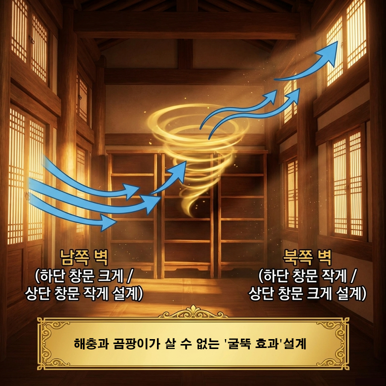 굴뚝 효과를 이용한 완벽한 통풍 창호 설계