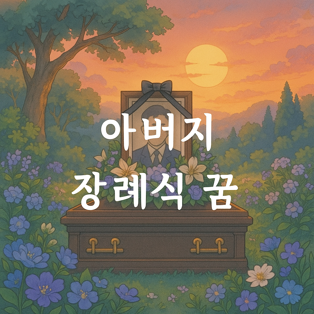 아버지 장례식 꿈 해몽
