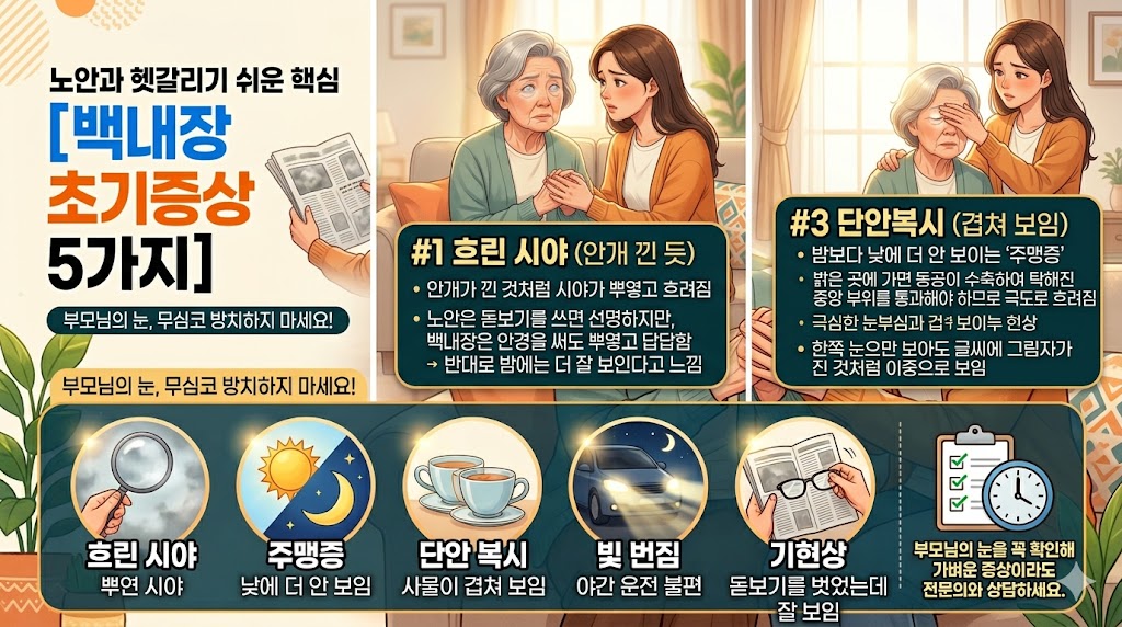 백내장 초기증상