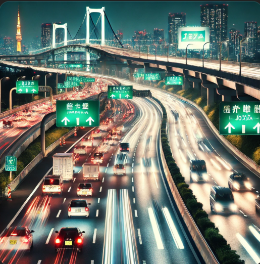 일본 고속도로 이미지