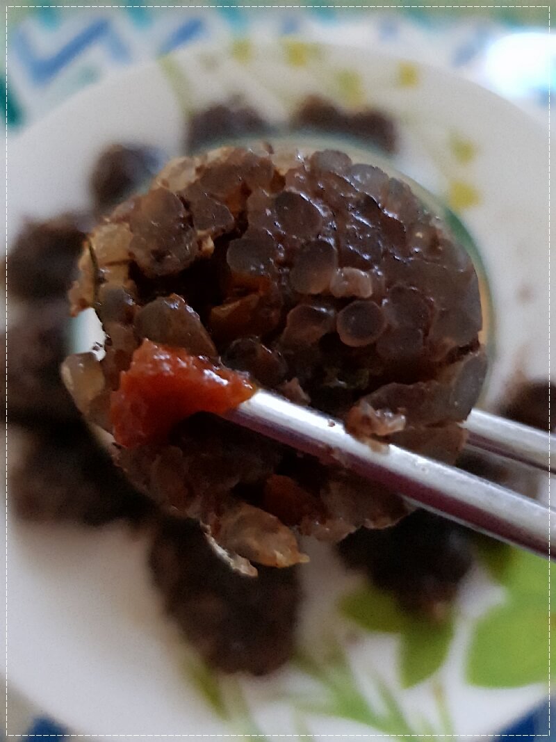 순대는 쌈장에 콕