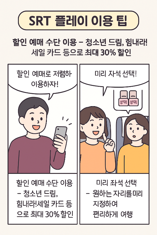 SRT 플레이 이용 팁