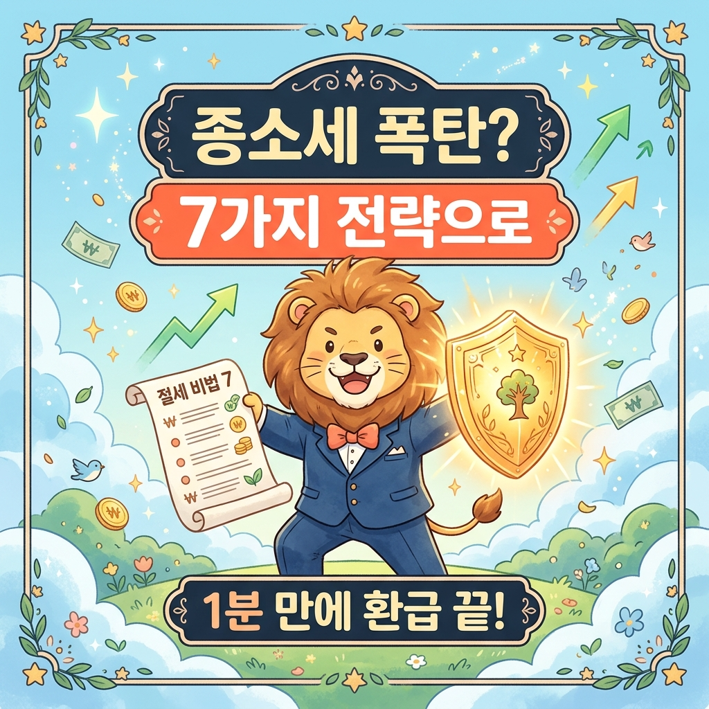 2026년 종합소득세 절세 방법 개인사업자 프리랜서 핵심 전략 7가지 요약 가이드