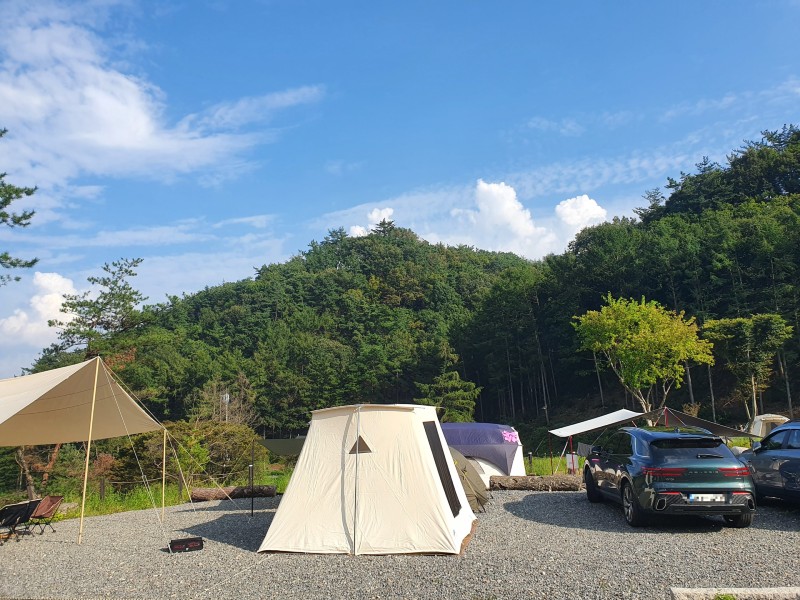 진천 더빌리지 스프링바 텐트