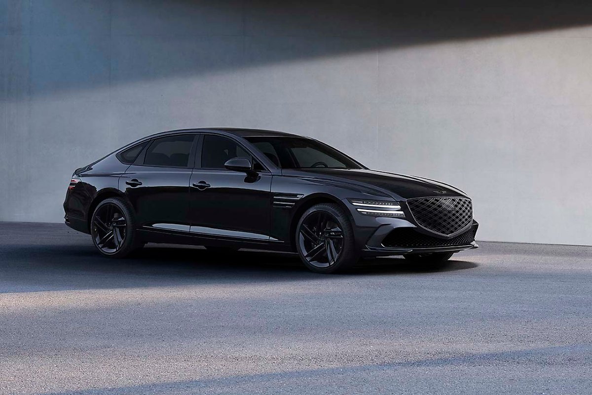 제네시스 G80 블랙
