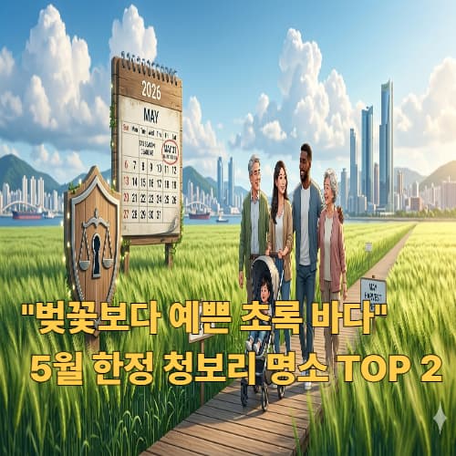 벚꽃 대신 청보리! 2026 고창&middot;안성 나들이 코스 및 무장애 산책로 가이드