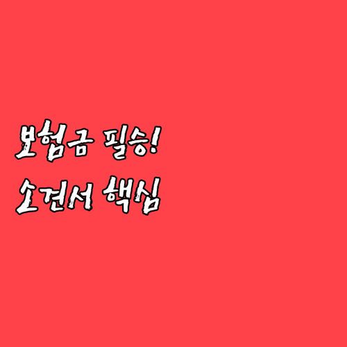 고주파 온열암치료 실손 보험 청구 시..