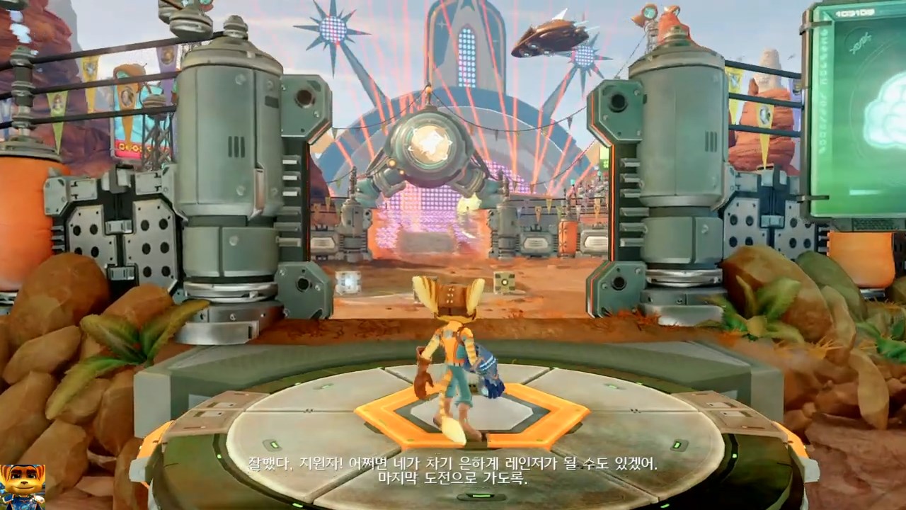 라쳇 앤 클랭크 화면비교4 플스4