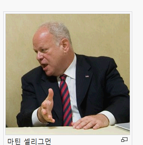 긍정심리학자 마틴 셀리그먼